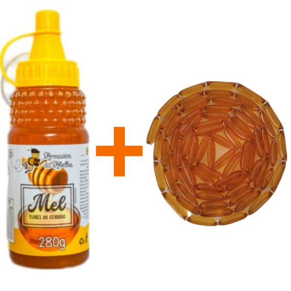 Kit - Sachê de Mel 500g + Bisnaga de Mel 280g
